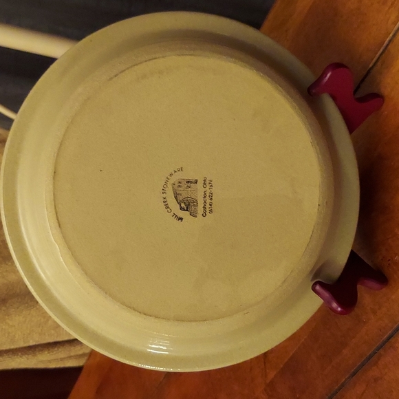 MILL CREEK STONEWARE | PUMPKIN PATTERN | PIE PLATE - Picture 3 of 5